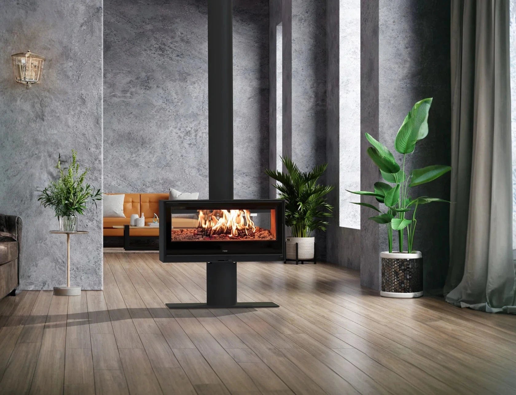 Eldstad Fireplace Indoor